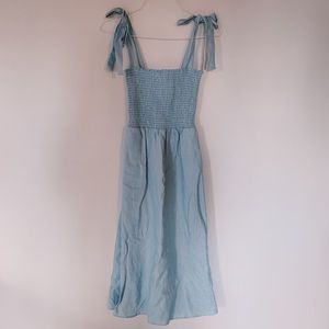 Bow-tie strap Reformation Dress
